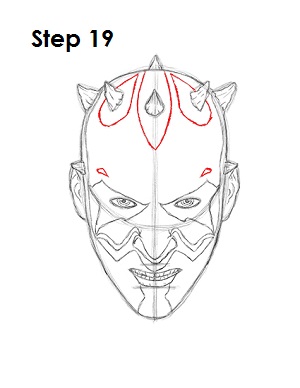 How to Draw Darth Maul