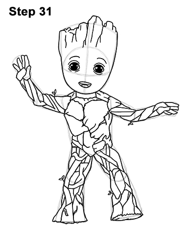 Coloring Page Baby Groot Baby Groot Coloring Pages | Coloring Pages