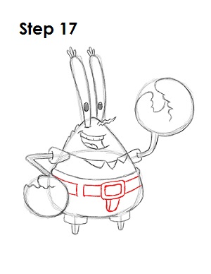 How to Draw Mr. Krabs