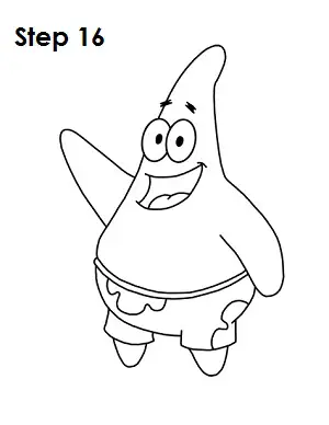 How to Draw Patrick Star