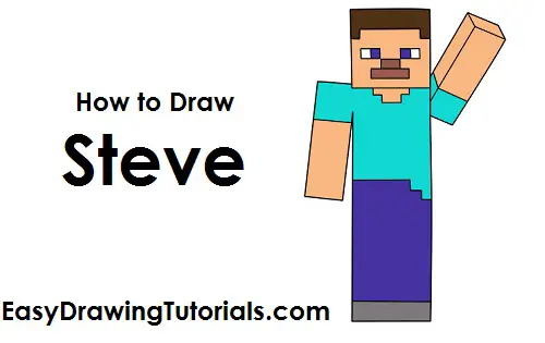 How to Draw Steve (Minecraft)