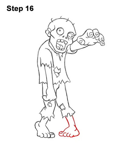 How to Draw a Cartoon Zombie VIDEO & Step-by-Step Pictures