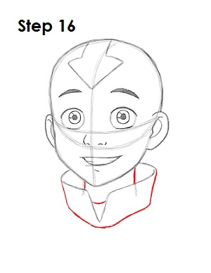Draw Aang Avatar 16