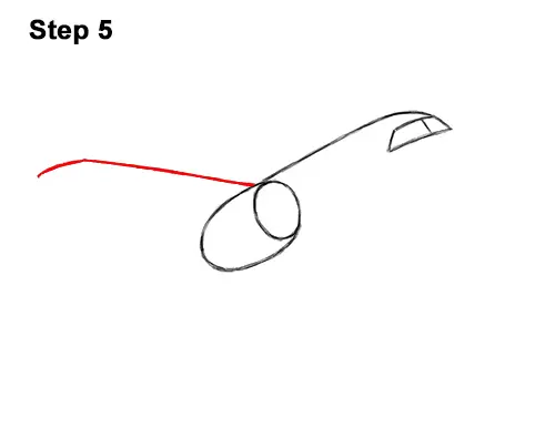 How to Draw Cartoon Airplane 5