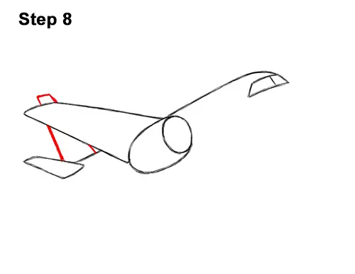 How to Draw Cartoon Airplane 8
