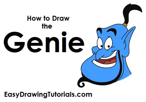 How to Draw Aladdin's Genie