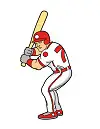 How to Draw Cartoon Baseball Player Batting