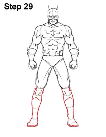 How to Draw Batman (Full Body)