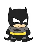 How to Draw Cartoon Batman Mini