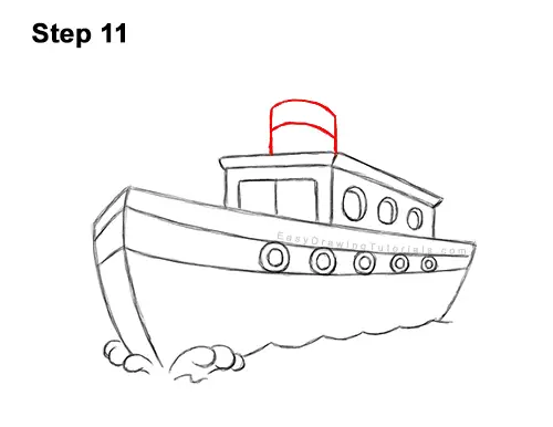 How to Draw a Boat Ship VIDEO StepbyStep Pictures