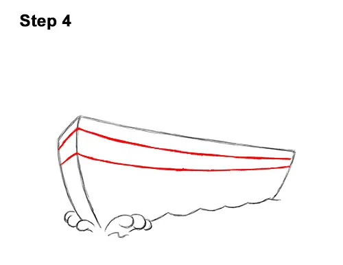 How to Draw Cartoon Boat Ship 4