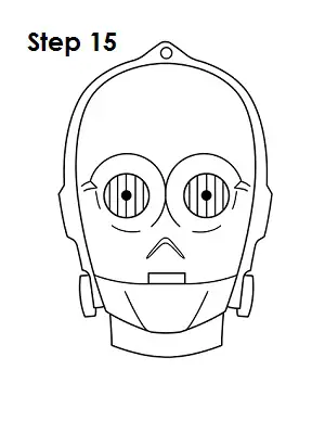 Draw C-3PO 15