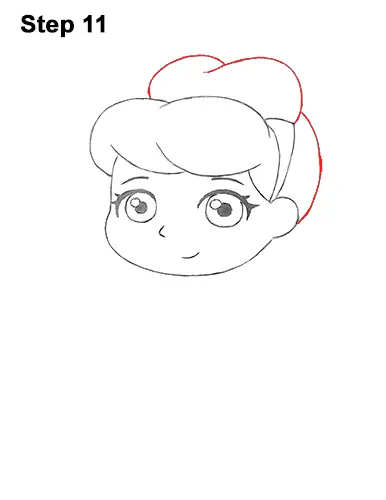Draw Mini Chibi Little Cinderella 11
