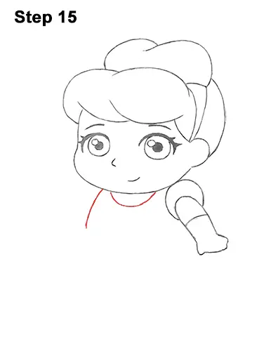 Draw Mini Chibi Little Cinderella 15