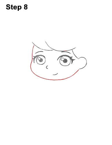 Draw Mini Chibi Little Cinderella 8
