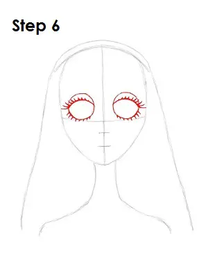How to Draw Corpse Bride Step 6
