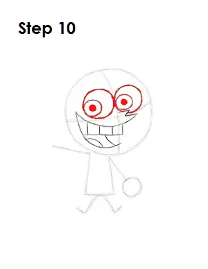 How to Draw Cosmo Step 10