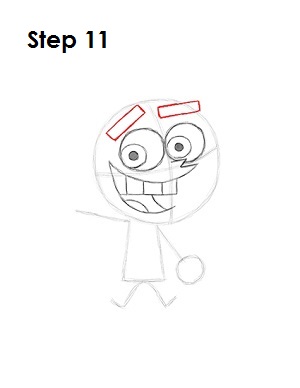 How to Draw Cosmo Step 11