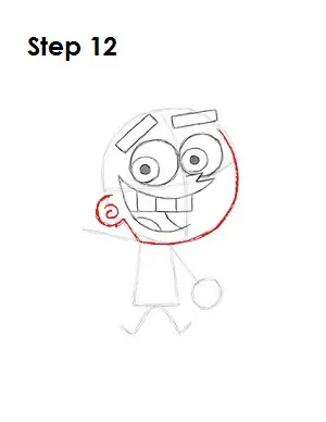 How to Draw Cosmo Step 12