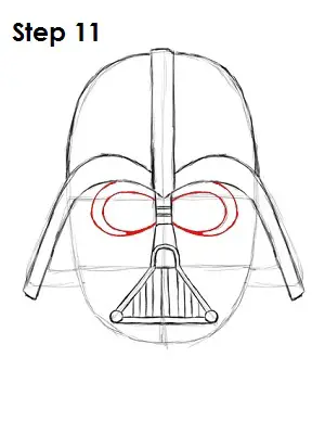 Draw Darth Vader Step 11