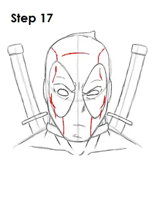 Draw Deadpool Marvel 17