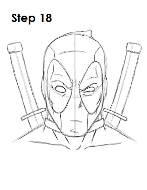 Draw Deadpool Marvel 18