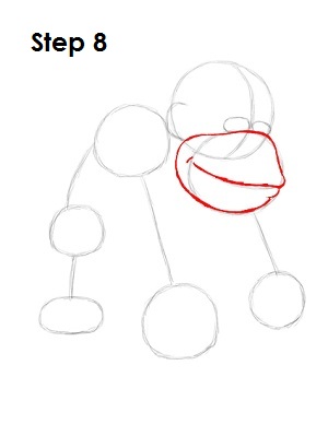 Draw Donkey Kong Step 8