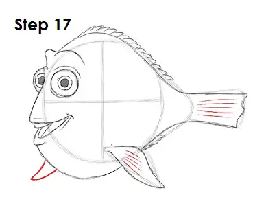 Draw Dory Nemo 17