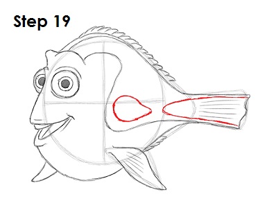 Draw Dory Nemo 19