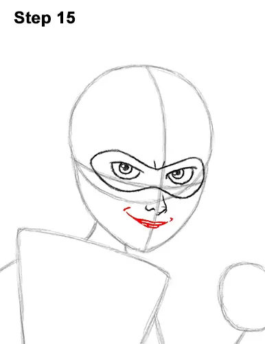 How to Draw Elastigirl Helen Parr Incredibles 15