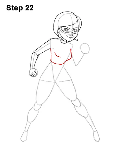 How to Draw Elastigirl Helen Parr Incredibles 22