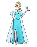 How to Draw Elsa Body
