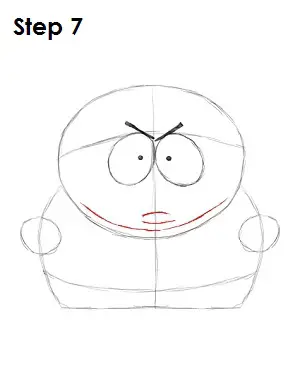 Draw Eric Cartman Step 7