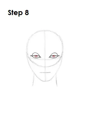 How to Draw Evil Queen Step 8