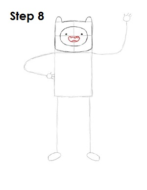 How to Draw Finn Step 8