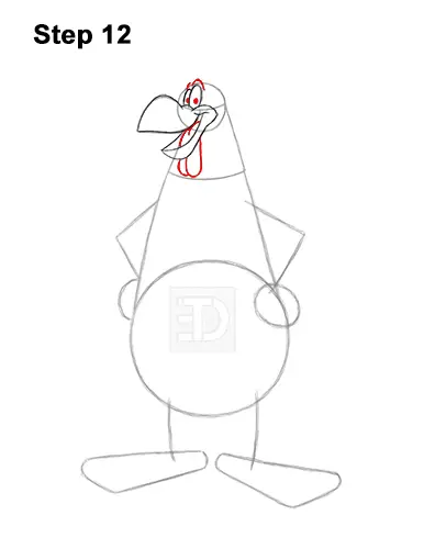 How to Draw Foghorn Leghorn Looney Tunes Merrie Melodies 12