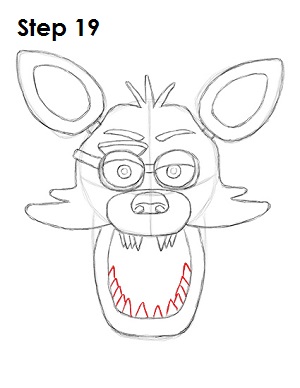 How to Draw Foxy (Five Nights at Freddy's)