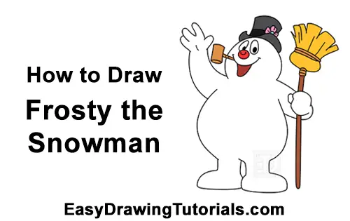 How to Draw Frosty the Snowman Christmas