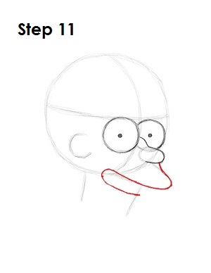 How to Draw Fry Step 11