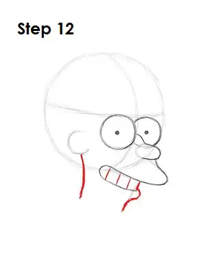 How to Draw Fry Step 12