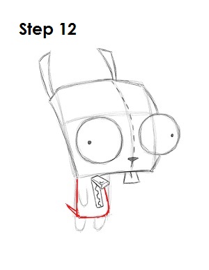 gir invader zim drawing