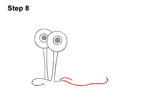 How to Draw Gary the Snail Spongebob Squarepants 8