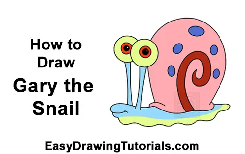 How to Draw Gary the Snail Spongebob Squarepants