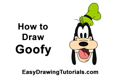 How to Draw Goofy VIDEO & Step-by-Step Pictures