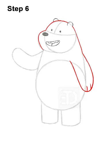 How to Draw Grizz Grizzly We Bare Bears 6