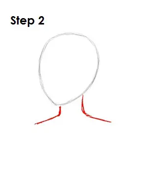 How to Draw Harley Quinn Step 2