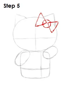 Draw Hello Kitty Step 5