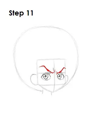How to Draw Huey Boondocks Step 11
