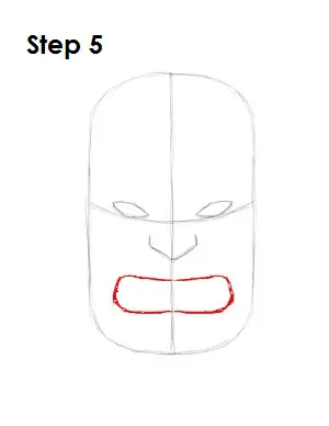 Draw the Hulk Step 5