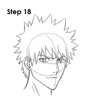  Draw Ichigo Step 18